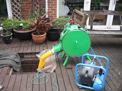 Drain relining service